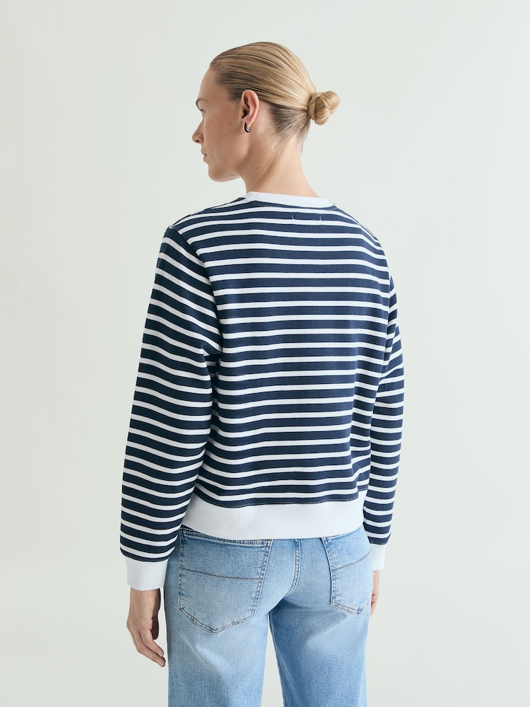 Scalpers Blue Basic Fade Sweater - Image 2 of 3 Scalpers Blue Basic Fade Sweater - Image 2 of 3