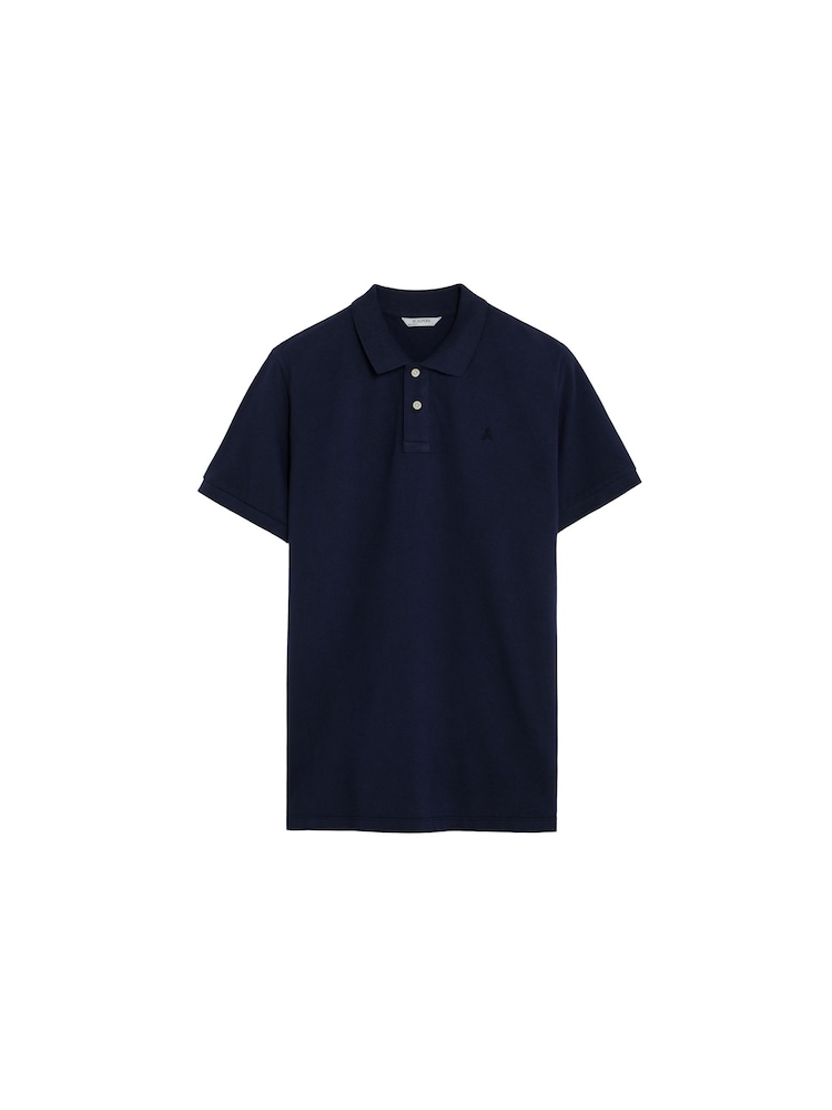 Scalpers Blue Basic Polo Shirt - Image 5 of 5
