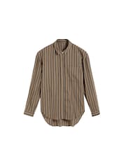 Scalpers Brown Stripes Shirt - Image 5 of 5