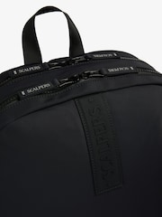 Scalpers Black Malpensa Backpack - Image 4 of 4