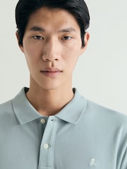 Verde - Scalpers Slight Skull Polo Shirt - Imagen 4 de 5
