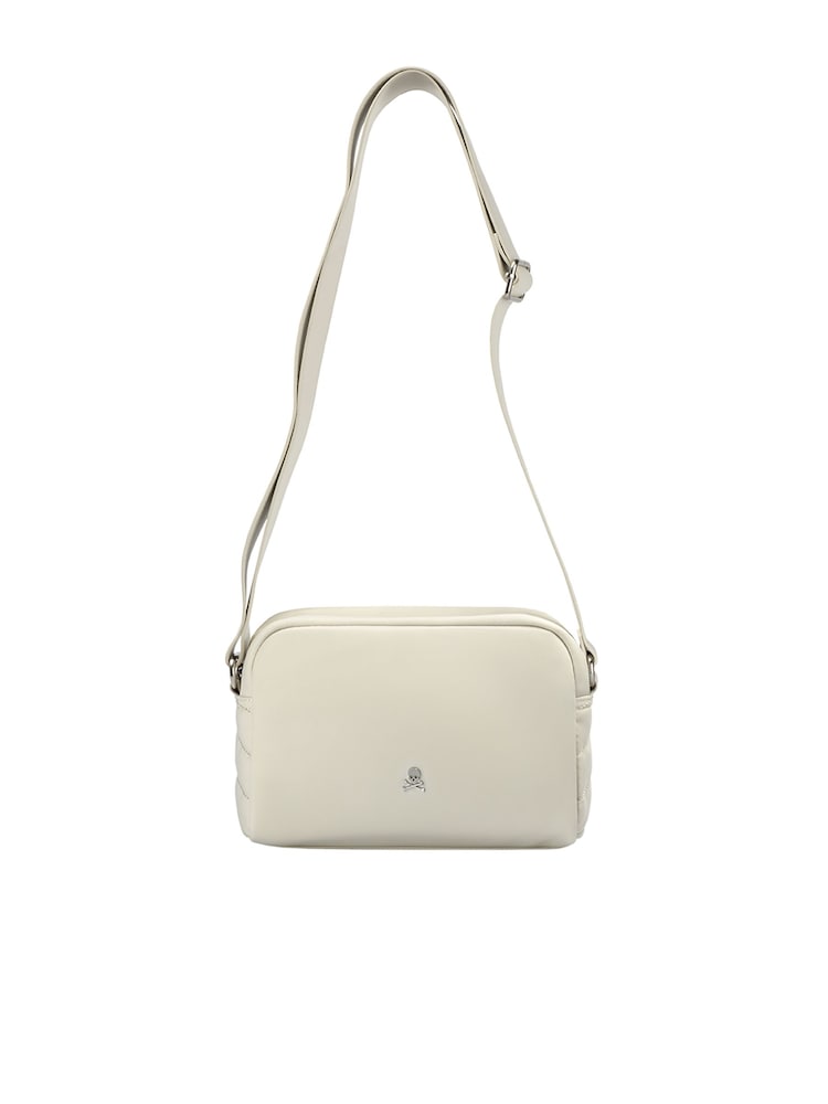 Scalpers White Ny Fabric Quilted Bag - Image 1 of 4 Scalpers White Ny Fabric Quilted Bag - Image 1 of 4