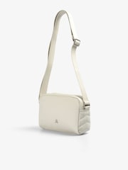 Scalpers White Ny Fabric Quilted Bag - Image 2 of 4