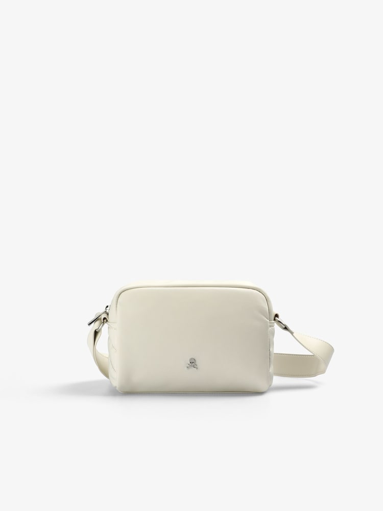 Scalpers White Ny Fabric Quilted Bag - Image 4 of 4 Scalpers White Ny Fabric Quilted Bag - Image 4 of 4