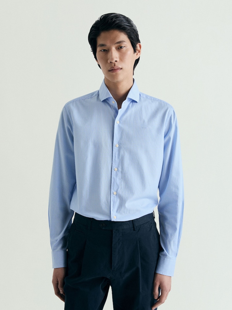 Scalpers Blue Check Sport Scelisee Nl Shirt - Image 2 of 4