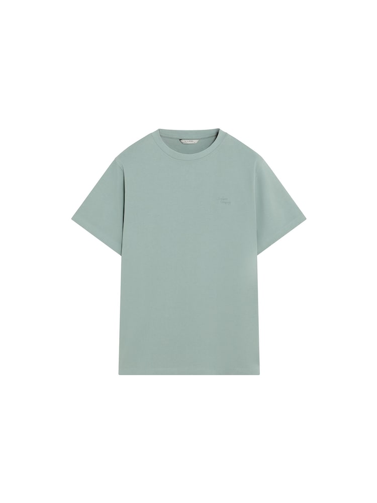 Scalpers Green Medium Weight Embroidered T-Shirt - Image 5 of 5