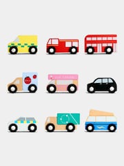 Jojo Maman Bébé Red Vehicle Set & Jigsaw Road - Image 5 of 5