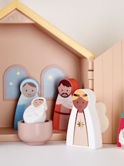 JoJo Maman Bébé Christmas Nativity Wooden Playset - Image 4 of 8