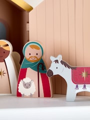 JoJo Maman Bébé Christmas Nativity Wooden Playset - Image 5 of 8