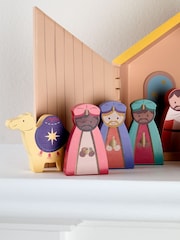 JoJo Maman Bébé Christmas Nativity Wooden Playset - Image 6 of 8