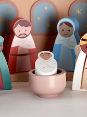 JoJo Maman Bébé Christmas Nativity Wooden Playset - Image 7 of 8