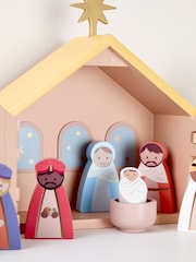 JoJo Maman Bébé Christmas Nativity Wooden Playset - Image 8 of 8