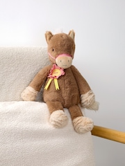 JoJo Maman Bébé Harriet Horse Medium Soft Toy Plushie - Image 1 of 4