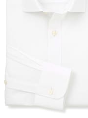Slim Fit Non-Iron Cotton Poplin Single Cuff Formal Shirt - Image 5 of 5