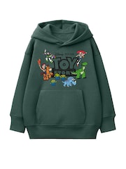 Rags & Rascals Green Disney Toy Story Group Logo Hoodie - Image 1 of 3