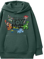 Rags & Rascals Green Disney Toy Story Group Logo Hoodie - Image 2 of 3
