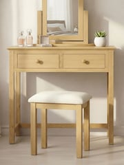 Windward Home Natural Meadow Dressing Table Stool - Image 4 of 4