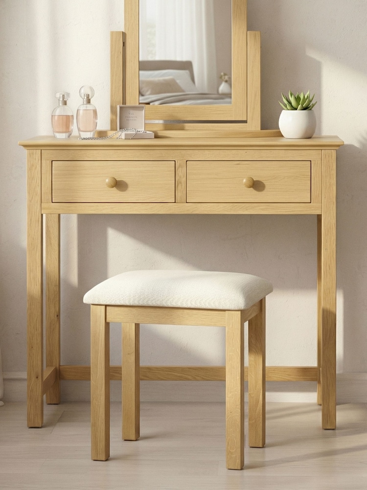 Windward Home Natural Meadow Dressing Table Stool - Image 4 of 4