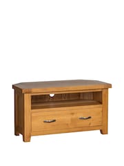 Windward Home Brown Sorrel Corner TV Unit - Image 2 of 5