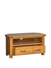 Windward Home Brown Sorrel Corner TV Unit - Image 3 of 5