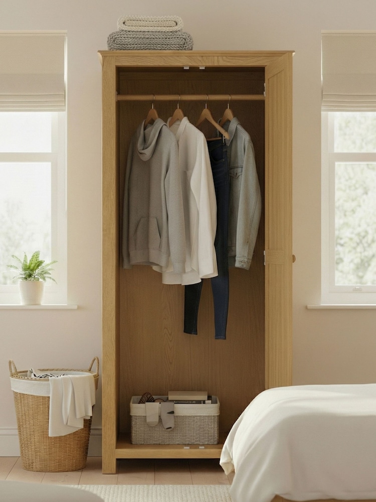 Windward Home Natural Meadow Wardrobe - Image 2 of 7 Windward Home Natural Meadow Wardrobe - Image 2 of 7
