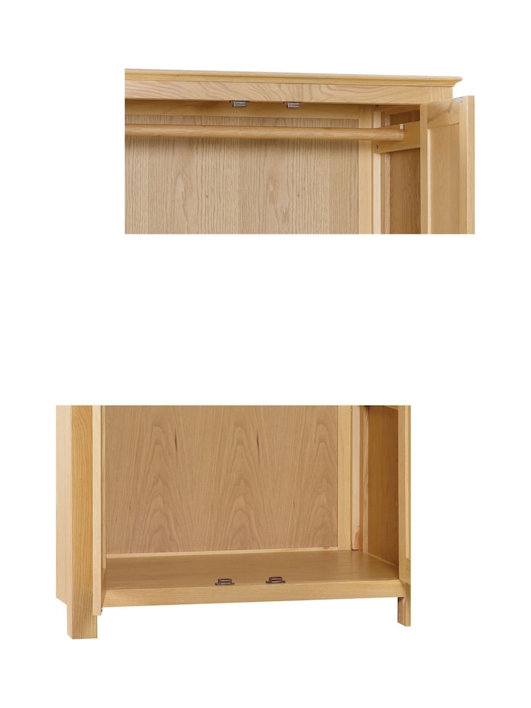 Windward Home Natural Meadow Wardrobe - Image 7 of 7 Windward Home Natural Meadow Wardrobe - Image 7 of 7