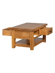 Windward Home Brown Sorrel Large Coffee Table With 2 Drawers - Image 5 of 8