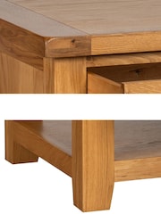 Windward Home Brown Sorrel Large Coffee Table With 2 Drawers - Image 8 of 8