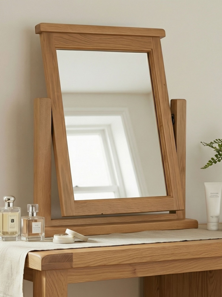 Windward Home Brown Sorrel Dressing Table Mirror - Image 1 of 3