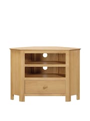 Windward Home Natural Meadow Corner TV Unit - Image 3 of 8