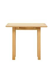 Windward Home Natural Meadow Square Drop Leaf 2-4 Seater Dining Table - Image 6 of 9
