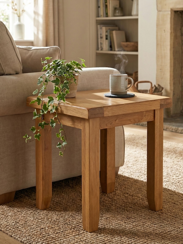 Windward Home Brown Sorrel Side Table - Image 1 of 2