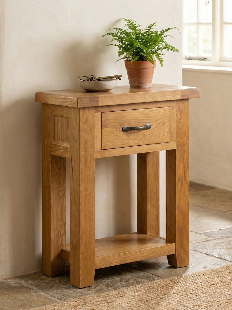 Windward Home Brown Sorrel Small Console Table - Image 1 of 6