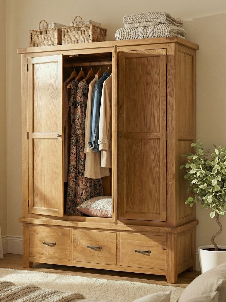 Windward Home Brown Sorrel Wardrobe - Image 1 of 9