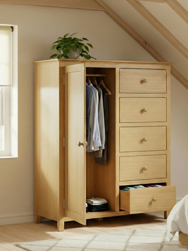 Windward Home Natural Meadow Wardrobe - Image 2 of 8