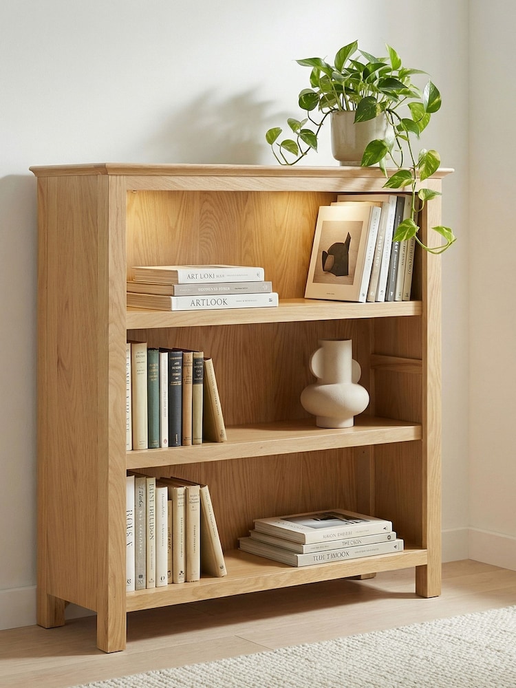 Windward Home Natural Meadow Low Bookcase - Image 1 of 4