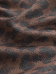 Rockett St George Animal Print Mesh Top - Image 8 of 8