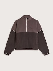 Tala Brown 1/4 Zip Fleece Jacket - Image 3 of 4