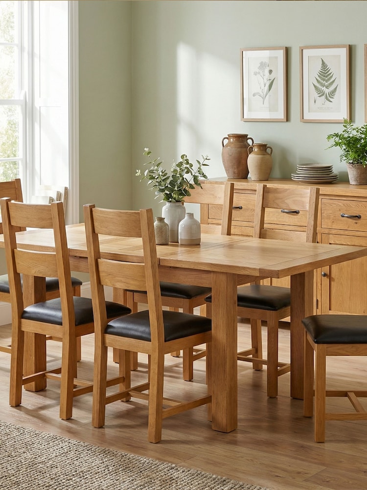 Windward Home Brown Sorrel Large Extending 46 Seater Dining Table With 2 Leaves - Image 1 of 7 Windward Home Brown Sorrel Large Extending 46 Seater Dining Table With 2 Leaves - Image 1 of 7