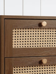 Birlea Walnut Croxley 5 Drawer Chest - Image 2 of 6