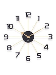Acctim Clocks Black gold tone Astraea spoke wall clock - Image 1 of 4