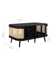Birlea Black Noah Coffee Table - Image 4 of 8