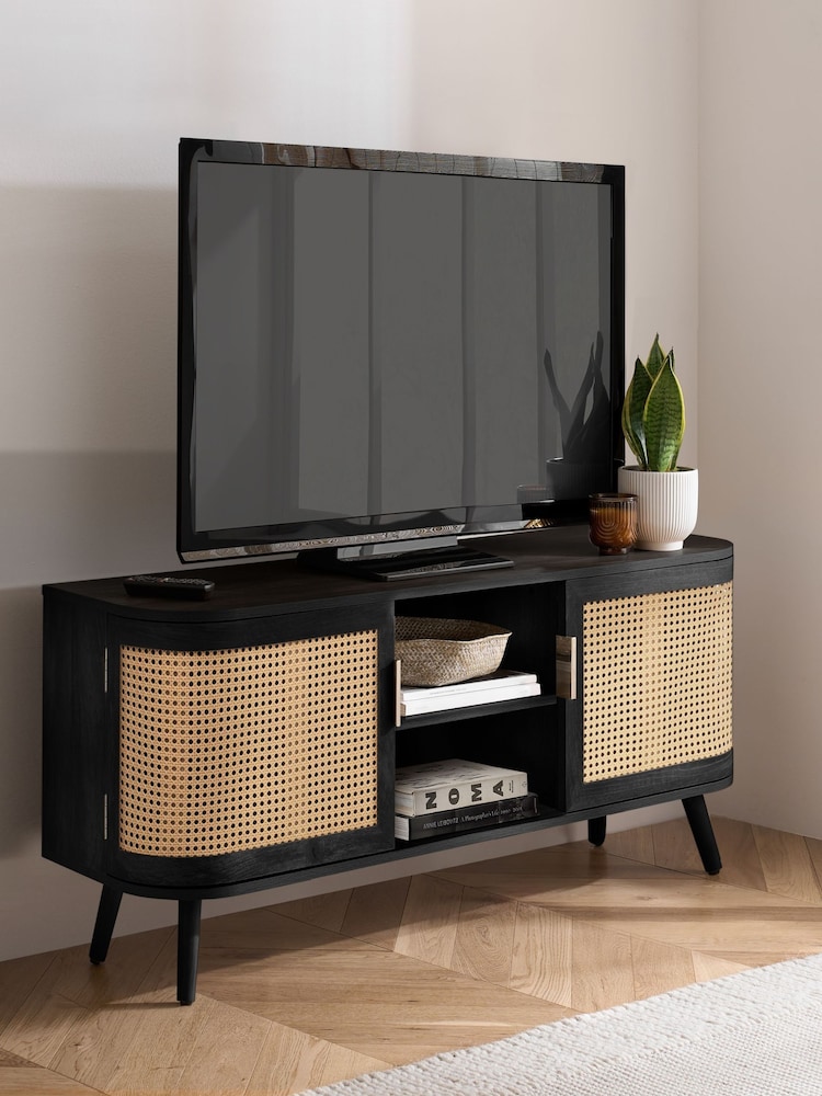 Birlea Black Noah Small TV Unit - Image 1 of 7
