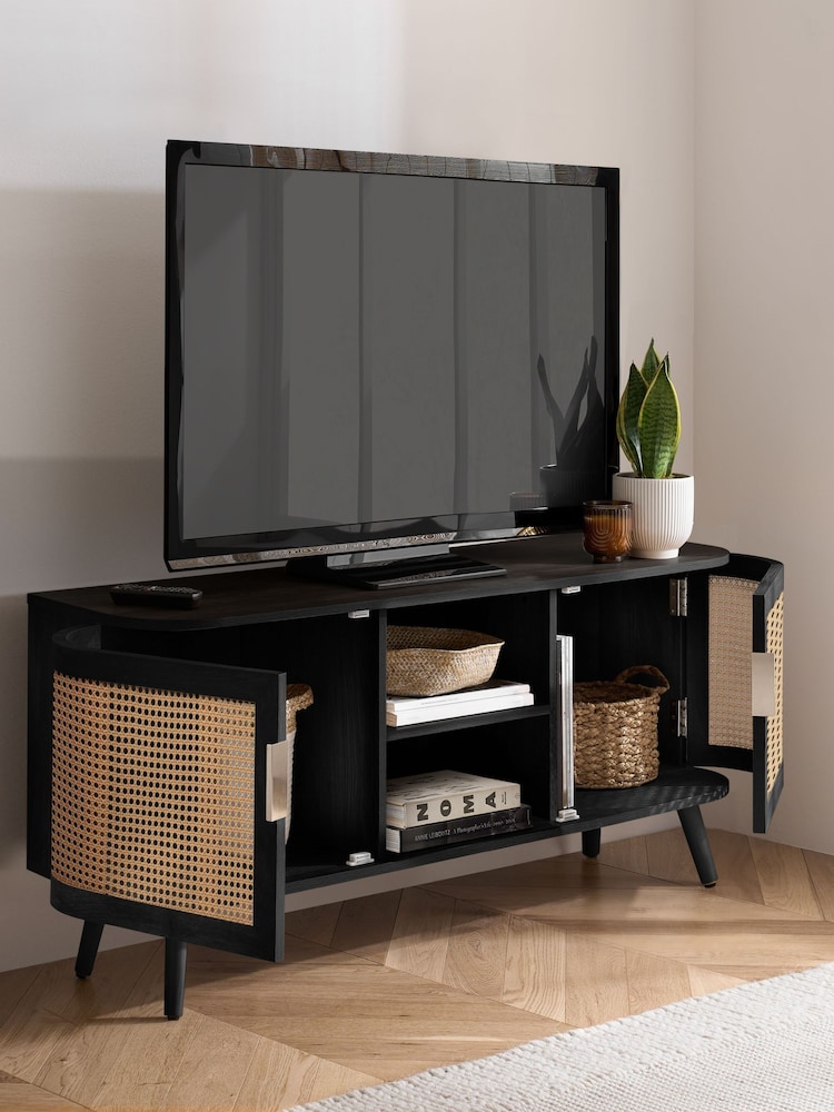 Birlea Black Noah Small TV Unit - Image 2 of 7