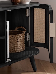 Birlea Black Noah Small TV Unit - Image 3 of 7