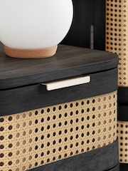 Birlea Black Noah 2 Drawer Bedside Table - Image 5 of 8