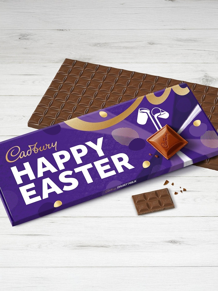 Cadbury Dairy Milk Happy Easter Chocolate Bar 850g - Image 2 of 2