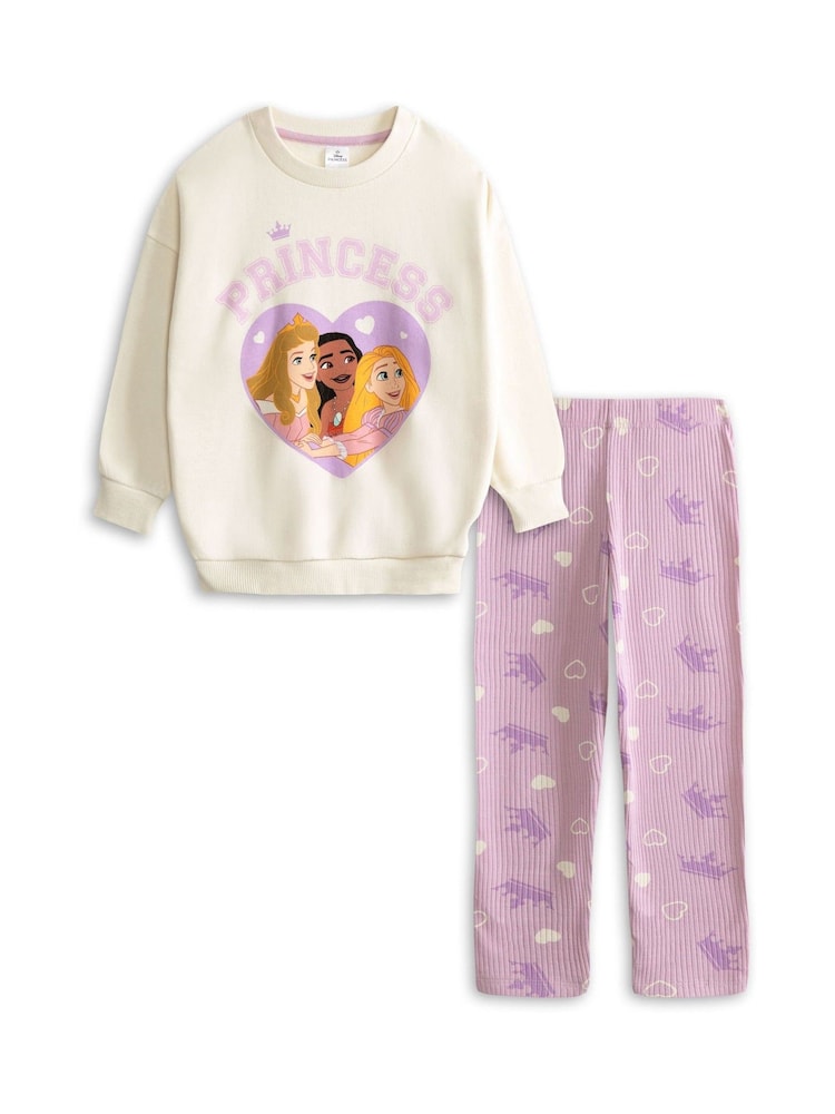 Vanilla Underground Pink Disney Princess Sweatshirt and Joggers Set - Image 1 of 6