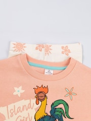 Vanilla Underground Orange Disney Moana Sweatshirt and Joggers Set - Image 3 of 6