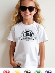 Personalised World Cup T-Shirt by Little Years - Image 1 of 4